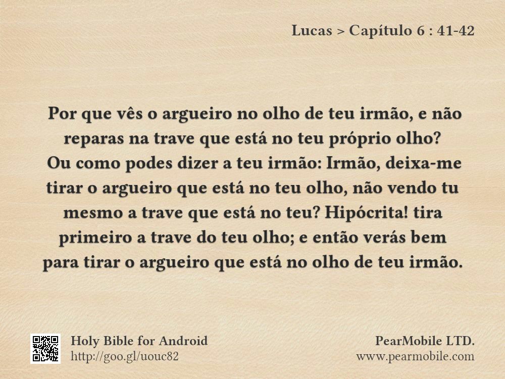 Lucas, Capítulo 6:41-42